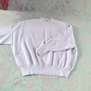 Free People oversized cotton sweater